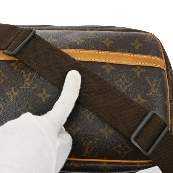 LOUIS VUITTON Reporter PM Crossbody Shoulder Bag Monogram Leather - Picture 13 of 14